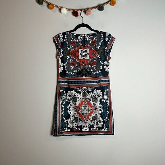 Banana Republic colorful mosaic bohemian shift dress - Picture 6 of 6